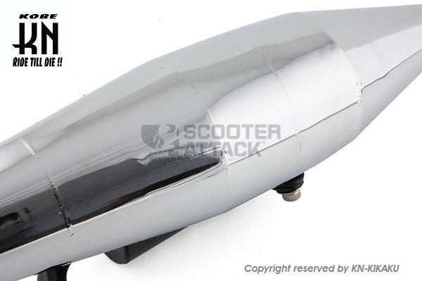 STAGE6 ユーロチャンバー【BWS50,3AA/SLIDER】50cc-70cc【カーボンサイレンサー】メッキ