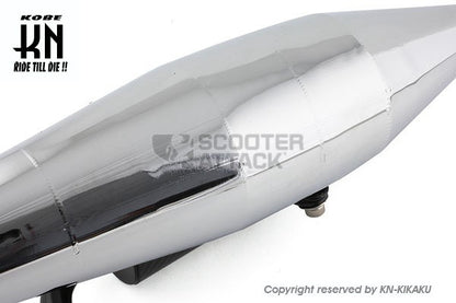 STAGE6 ユーロチャンバー【BWS50,3AA/SLIDER】50cc-70cc【カーボンサイレンサー】メッキ