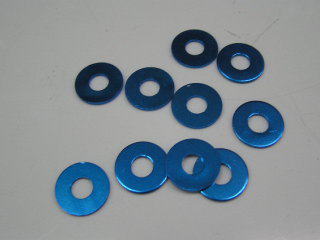 アルミワッシャ　ブルー