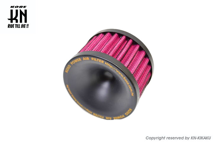 KOSO 汎用ビッグキャブ用パワーフィルター【2WAYタイプ】54mm～55mm