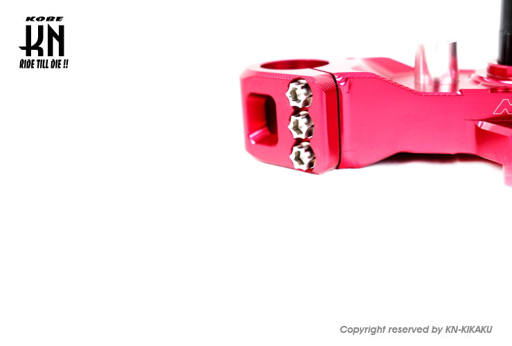 NCY 軽量CNCアルミステム【シグナスGRYPHUS 6型】レッド