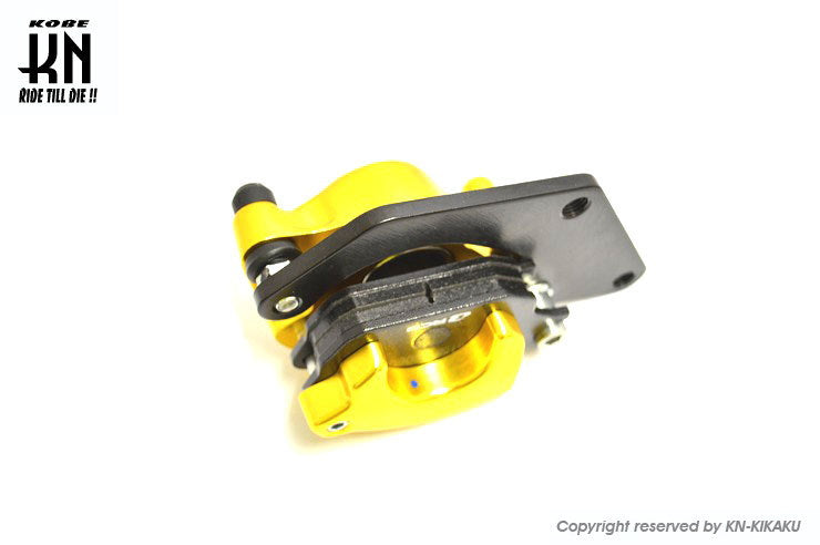 RCB フロントキャリパー【NMAX125/155/AEROX155】1POT/S2Model【ゴールド】