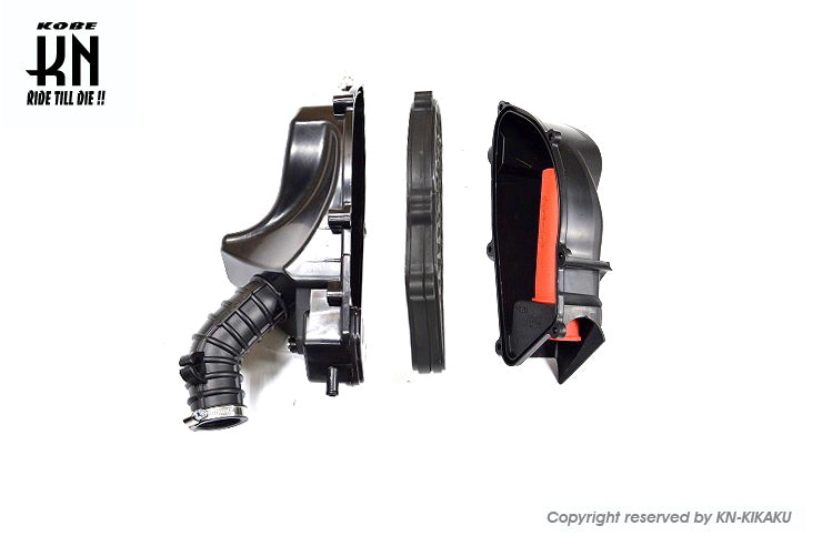 大容量エアクリーナーBOX【シグナスX4型/5型/BWS125/BWSX/BWSR】ブラックフィルター