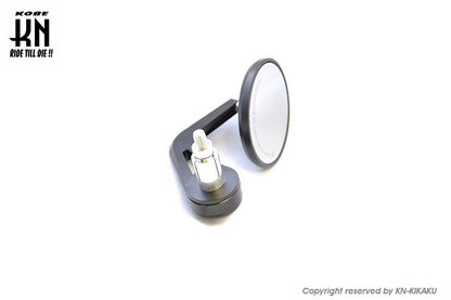 RCB バーエンドミラー【アルミCNCサイドミラー】左右セット【ブラック】