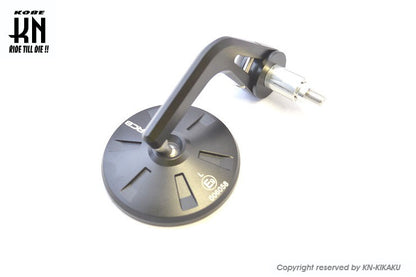 RCB バーエンドミラー【アルミCNCサイドミラー】左右セット【ブラック】