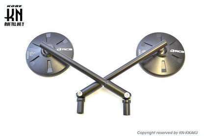 RCB ALLOYバックミラー【アルミCNCバックミラー,左右8mm正ネジ】セット