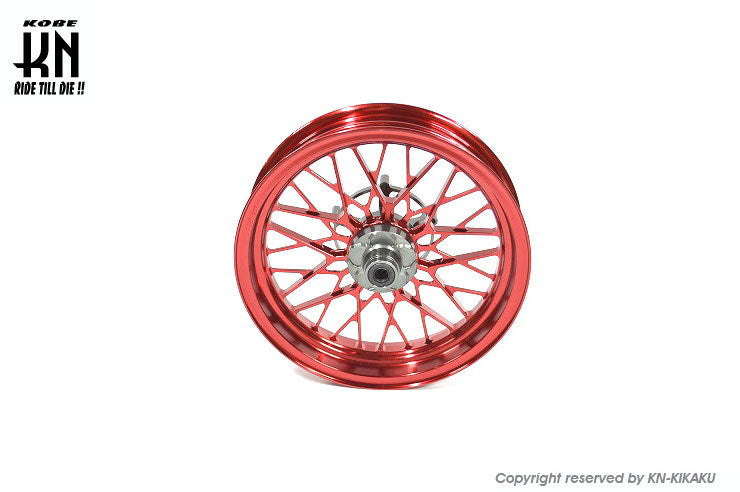 MOS 鍛造アルミホイール前後セット【FF-14】マジェスティS/SMAX/FORCE【レッド】