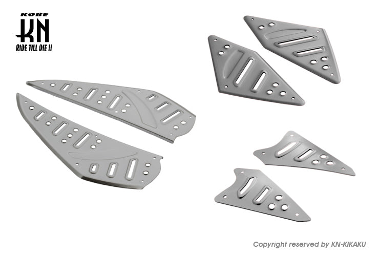 KOSO シグナスX【4型】  フロアボードセット【ガンメタ】