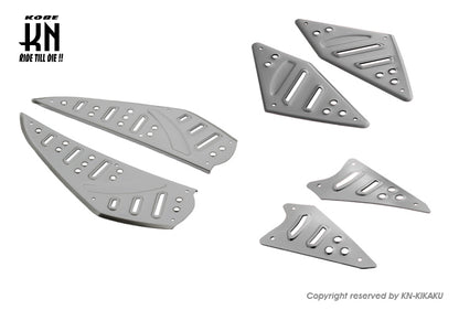 KOSO シグナスX【4型】  フロアボードセット【ガンメタ】