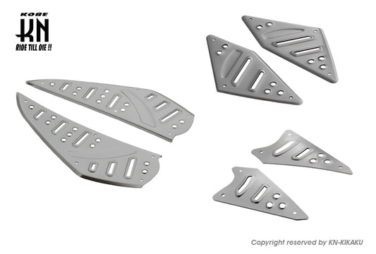 KOSO シグナスX【4型】  フロアボードセット【ガンメタ】
