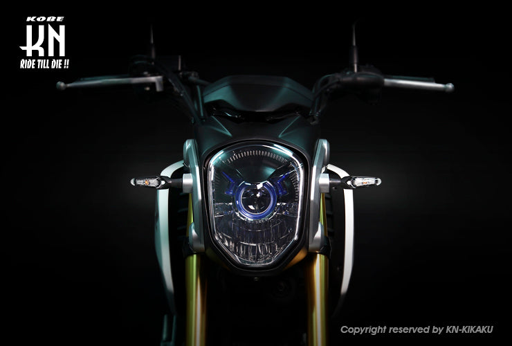 KOSOLEDウインカー【MARS】【マットシルバー/クリアレンズ/オレンジLED】