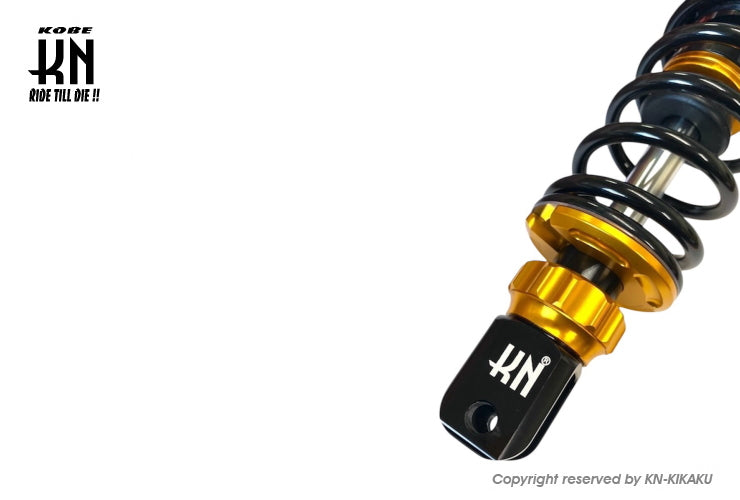 ローダウンスーパーショック2【シグナスグリファス/GRYPHUS 6型(BKG/B8R)/X FORCE/NMAX】ゴールド【減衰調整付】