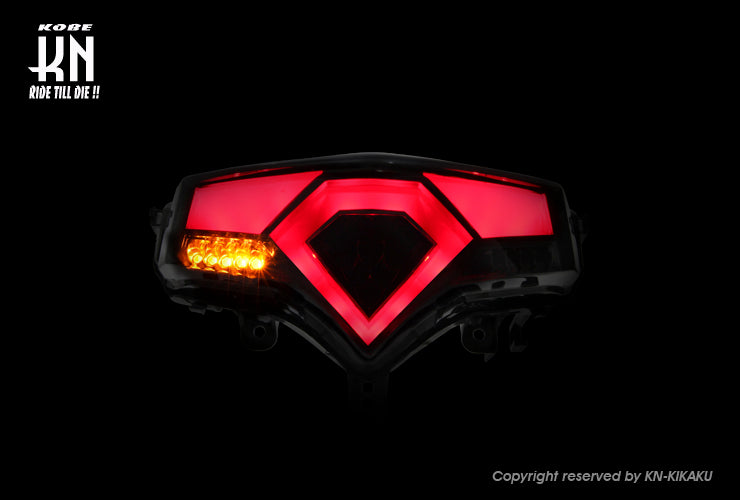 KOSO アンリミテッドLEDテール【オレンジ/レッド/スモーク】マジェスティS/S MAX