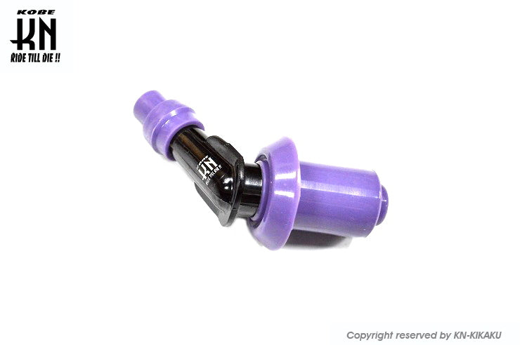 プラグキャップ【YAMAHA/SUZUKI】パープル/ブラック【タイプ2】