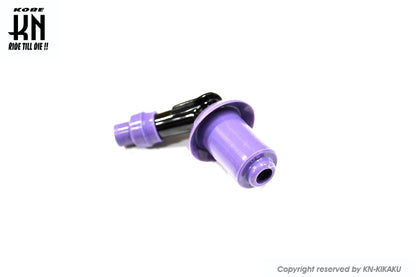 プラグキャップ【YAMAHA/SUZUKI】パープル/ブラック【タイプ2】