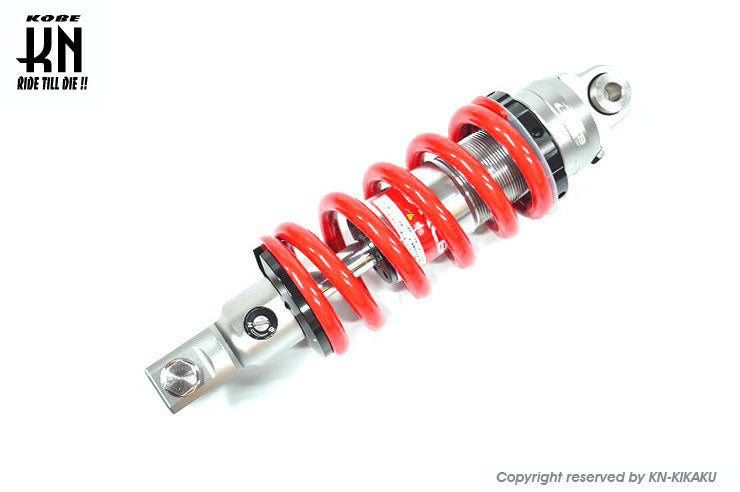 RCB 265mm リアショック減衰調整【YZF-R15/R125/XSR125】S2-LINE【モノサス】レッド