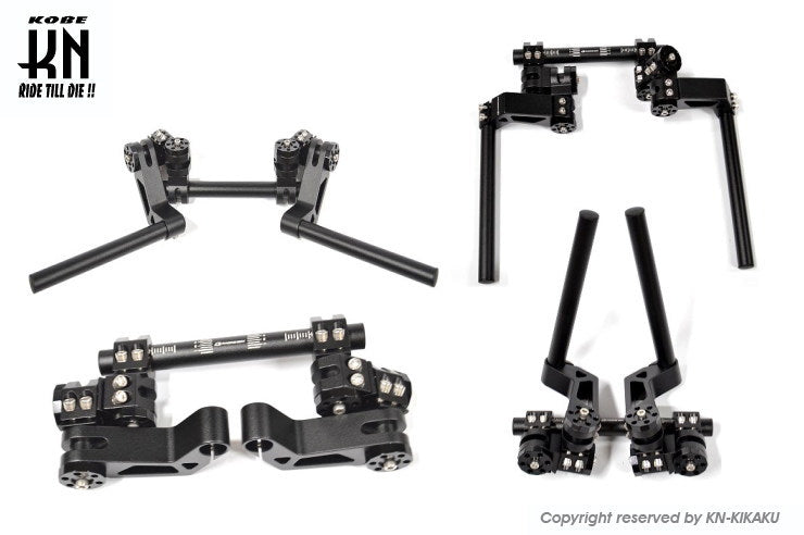 RCB TRANSFORMABLE HANDLE【自由自在ハンドルバー】22.2mm【ブラック】