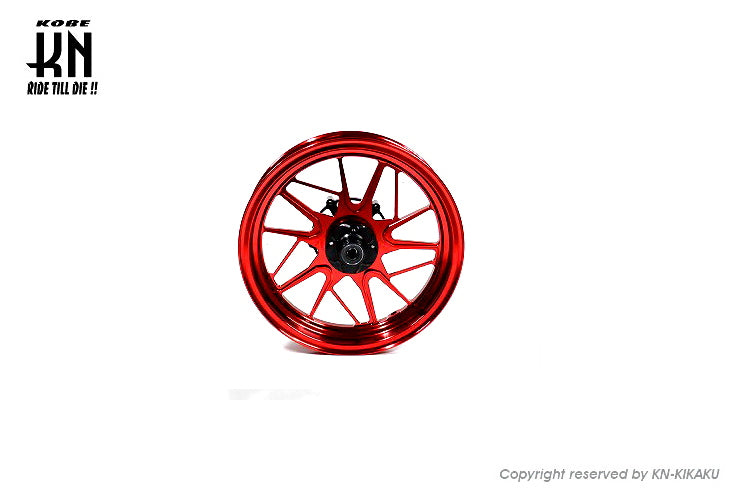 MOS 鍛造アルミホイール前後セット【FF-10】マジェスティS/SMAX/FORCE【レッド】