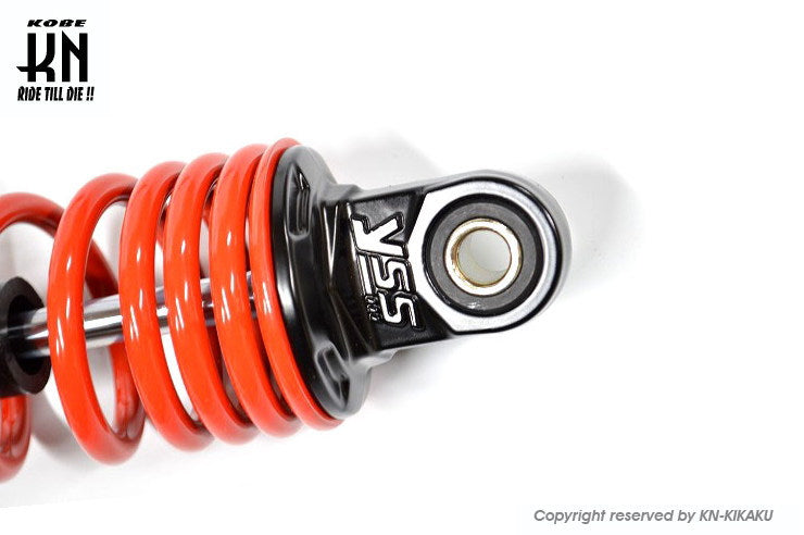 YSS リアショック340mm ブラック/レッド 【カブ,モンキー系】DTGプラス