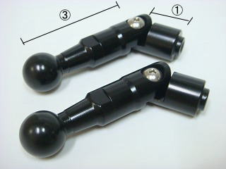 カーボンミラー用　補修ステー　Bタイプ用