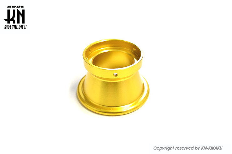 アルミビレットファンネル【汎用】ゴールド【取付内径50mm/高さ45mm】