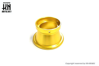 アルミビレットファンネル【汎用】ゴールド【取付内径50mm/高さ45mm】