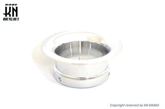 アルミビレットファンネル【汎用】クロームメッキ【取付内径50mm/高さ34mm】