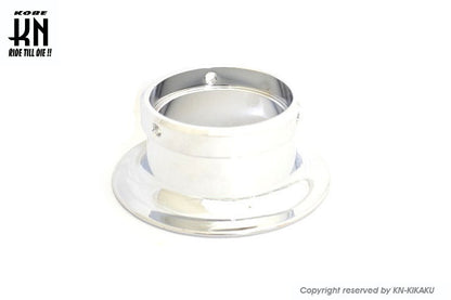 アルミビレットファンネル【汎用】クロームメッキ【取付内径50mm/高さ34mm】