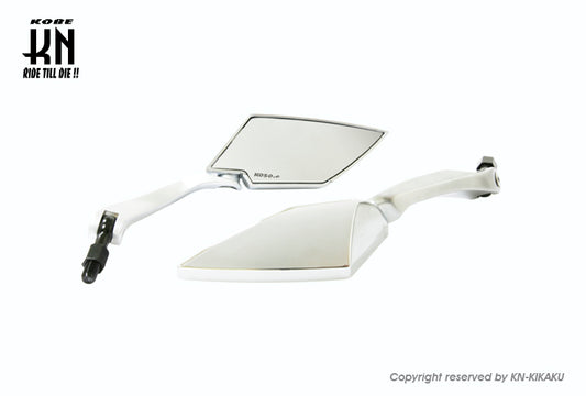KOSO TTミラー KNバージョン【メッキ/シルバー】クリアーレンズ