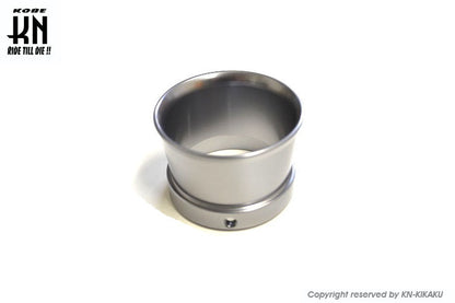 アルミビレットファンネル【汎用】ガンメタ【取付内径43mm/高さ37mm】