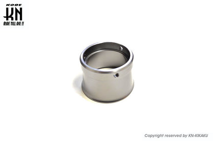 アルミビレットファンネル【汎用】ガンメタ【取付内径43mm/高さ37mm】