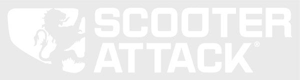 STAGE6【ステッカー】Scooter-Attack white 【140mm×36mm】