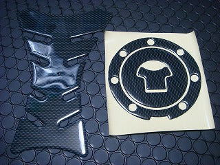 タンクパッド　保護シール　カーボン柄