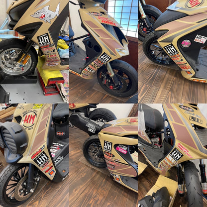 KN企画 ステッカー【75mm*84mm】シルク印刷 made in japan