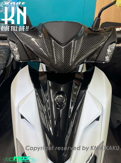 MOS カーボンフロントビッグアッパーカバー【シグナスX/XR(7型)】