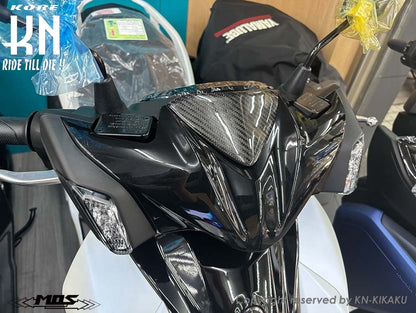 MOS カーボンフロントスモールアッパーカバー【シグナスX/XR(7型)】