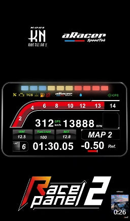 aRacer(アレーサー)【レースパネル2】レーシングダッシュボード