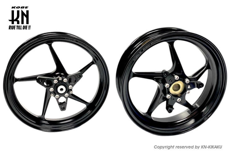 SHARKFACTORY 鍛造アルミホイール前後セット Kタイプ【グリファス】ブラック