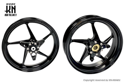 SHARKFACTORY 鍛造アルミホイール前後セット Kタイプ【グリファス】ブラック