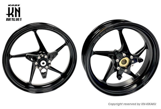 SHARKFACTORY 鍛造アルミホイール前後セット Kタイプ【グリファス】ブラック