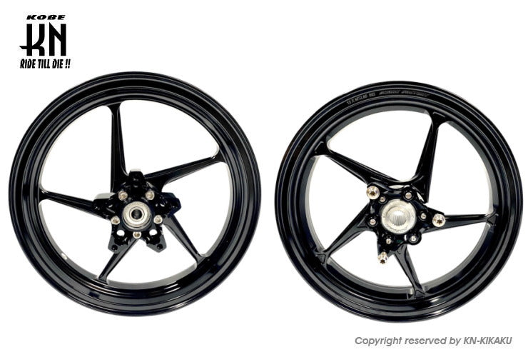 SHARKFACTORY 鍛造アルミホイール前後セット Kタイプ【シグナスX 4/5型】ブラック