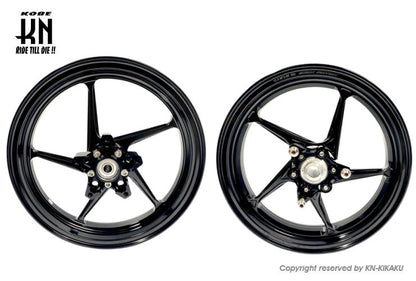 SHARKFACTORY 鍛造アルミホイール前後セット Kタイプ【シグナスX 4/5型】ブラック