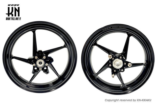 SHARKFACTORY 鍛造アルミホイール前後セット Kタイプ【シグナスX 4/5型】ブラック