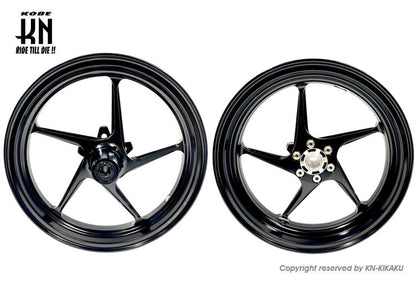 SHARKFACTORY 鍛造アルミホイール前後セット Kタイプ【シグナスX 4/5型】ブラック