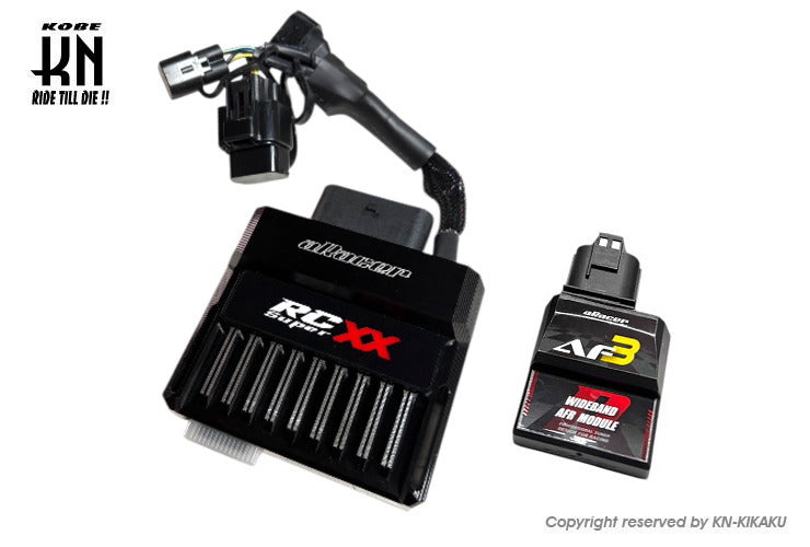 aRacer(アレーサー)【RC SuperXX コンプリートECU+AF3 ワイドバンドO2センサーLSU4.9付属 空燃比モジュール】シグナスX4型/BWS-R(5期台湾仕様/前期国内仕様)