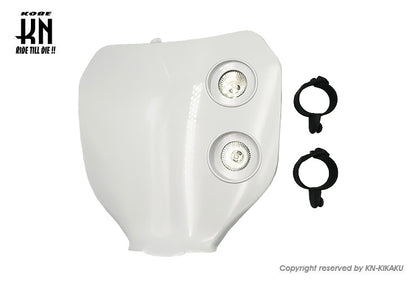 モトクロスカウル 【ゼッケンカウル】 ホワイト