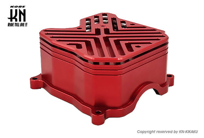 KN ビレットヘッドカバー【グリファス/BWS125/XFORCE/NMAX】レッド