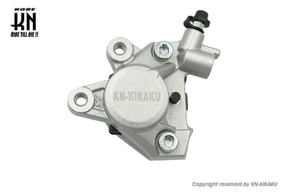 2POTキャリパー 対向キャリパー 鋳造キャリパー【シルバー】