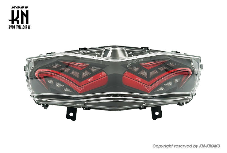 LEDテールアッセン【シグナスX4型/国内/台湾仕様】クリアーレンズ/レッド