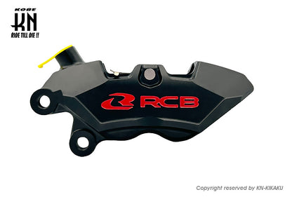 RCB  30周年記念 4POT ブレーキキャリパー R1 SERIES【40㎜ピッチ/左】ブラック
